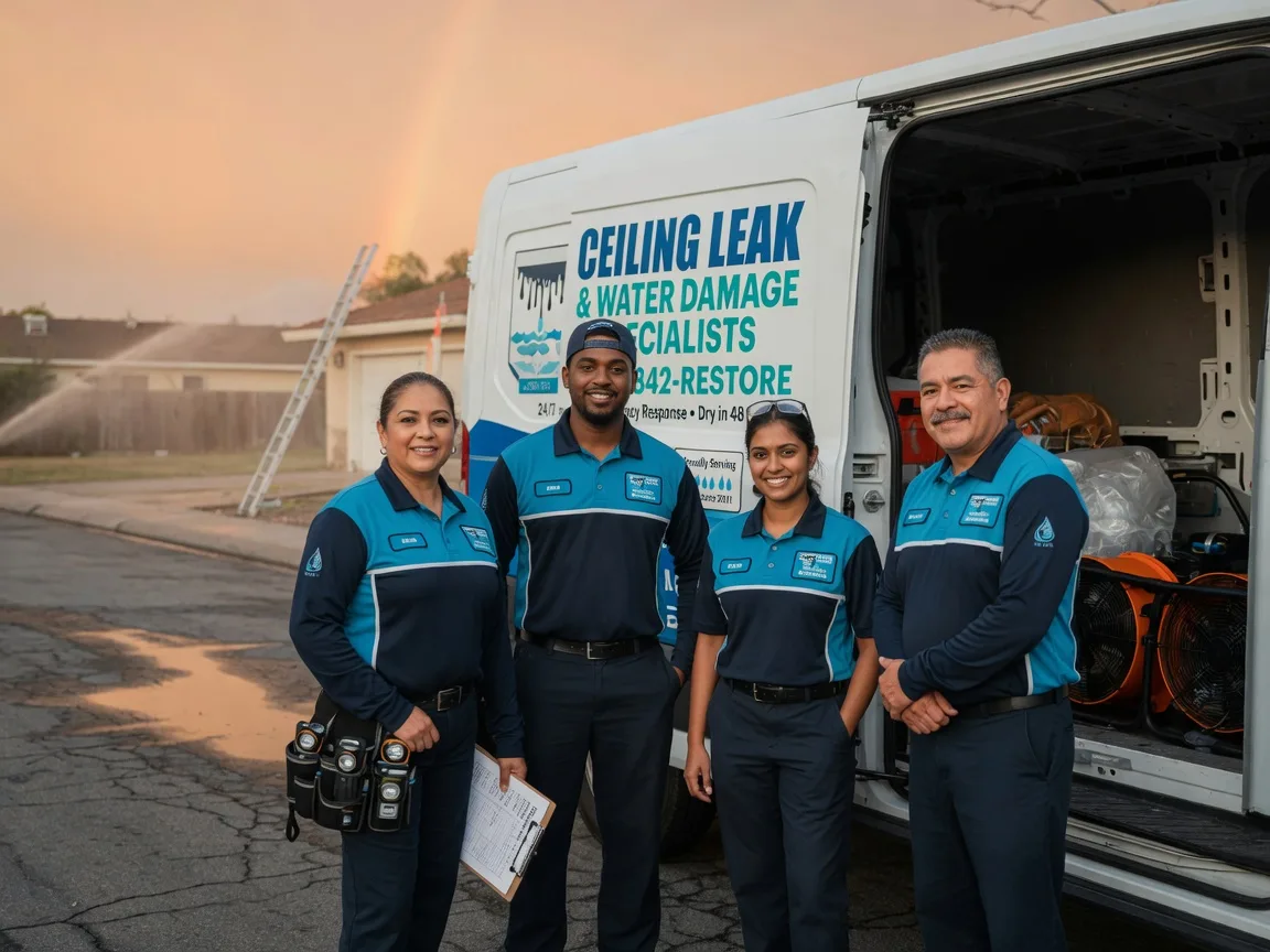 Ceiling Leak Cleanup company in Chireno, TX